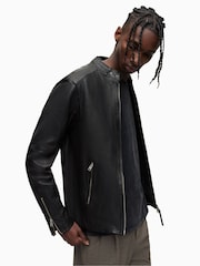 Allsaints Кора кожаная куртка - Image 7 of 10