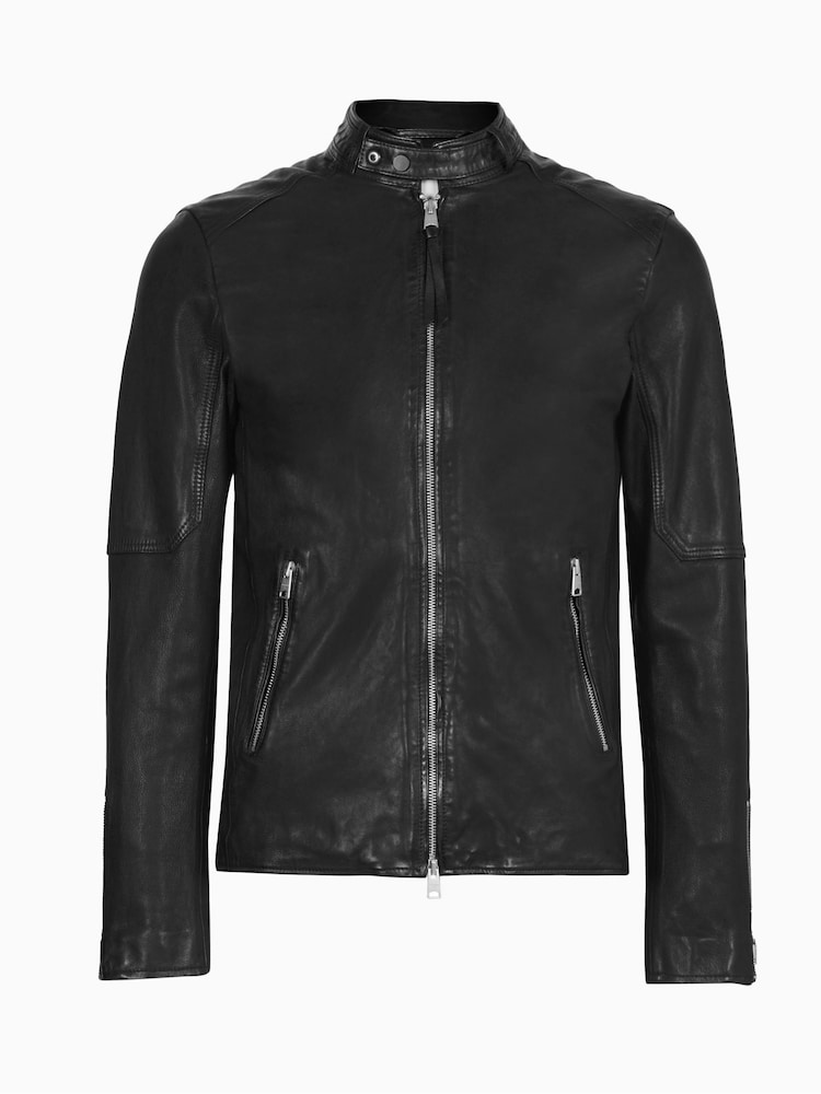 Allsaints Кора кожаная куртка - Image 10 of 10