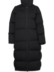 Calvin Klein Black Seamless Lofty Maxi Coat - Image 4 of 4