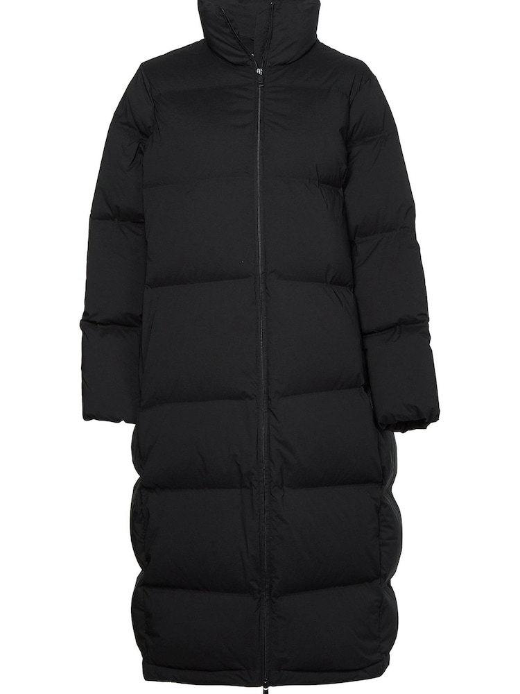 Calvin Klein Black Seamless Lofty Maxi Coat - Image 4 of 4