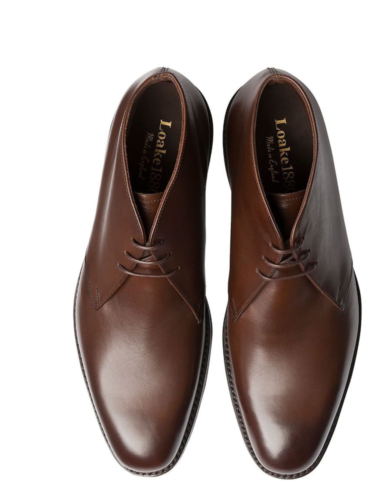 Loake Pimlico Brown Calf Leather Chukka Boots - Image 3 of 3 Loake Pimlico Brown Calf Leather Chukka Boots - Image 3 of 3