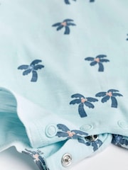 Blue Palm Baby Rompers 3 Pack - Image 4 of 6