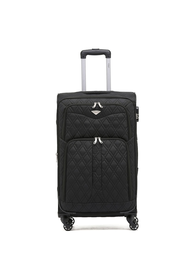 Flight Knight Medium Softcase Lightweight Check-In Suitcase With 4 Wheels - Image 1 of 7