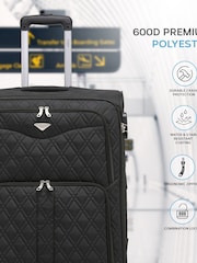 Flight Knight Medium Softcase Lightweight Check-In Suitcase With 4 Wheels - Image 3 of 7