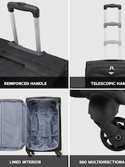 Flight Knight Medium Softcase Lightweight Check-In Suitcase With 4 Wheels - Image 5 of 7