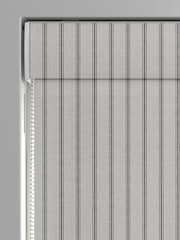 Laura Ashley Grey Burnsall Stripe Made To Measure Roman Blinds - Image 3 of 6