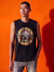 Guns N' Roses Charcoal Grey License Vest - Image 1 of 7