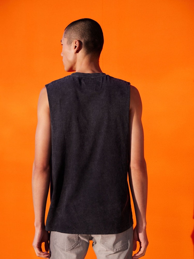 Guns N' Roses Charcoal Grey License Vest - Image 3 of 7