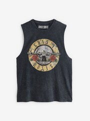 Guns N' Roses Charcoal Grey License Vest - Image 5 of 7
