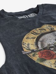 Guns N' Roses Charcoal Grey License Vest - Image 6 of 7