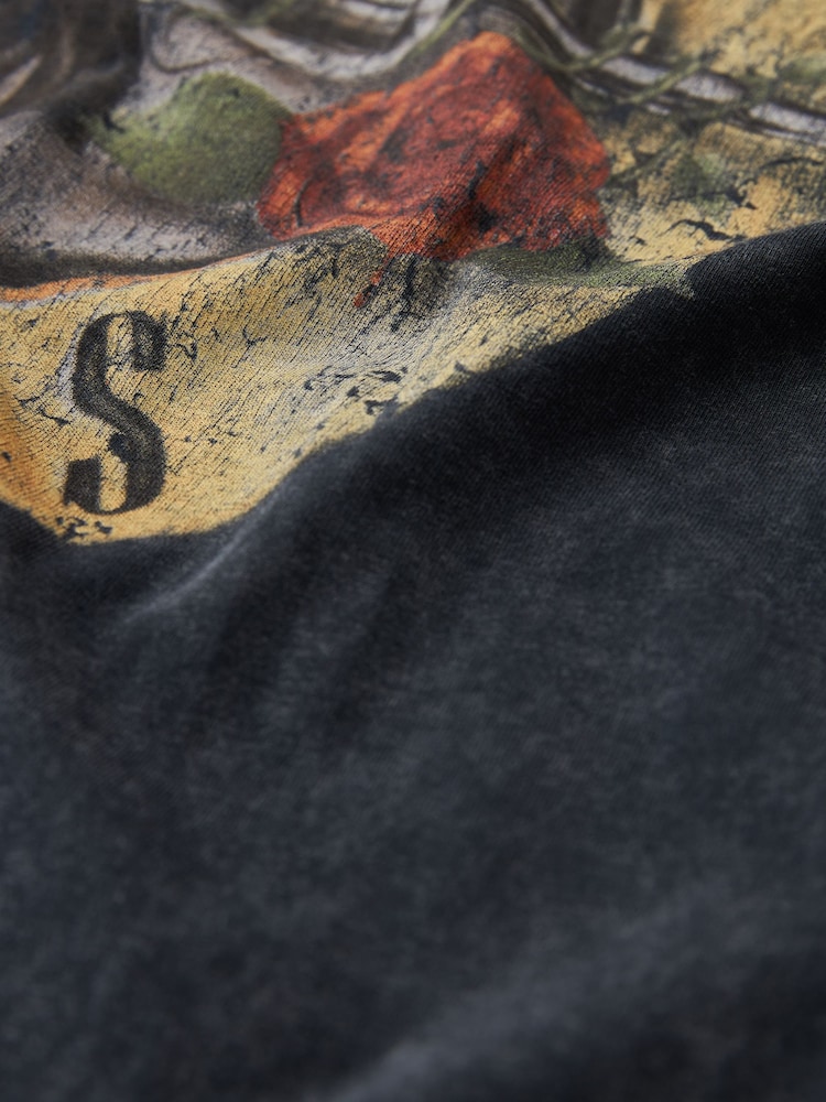 Guns N' Roses Charcoal Grey License Vest - Image 7 of 7