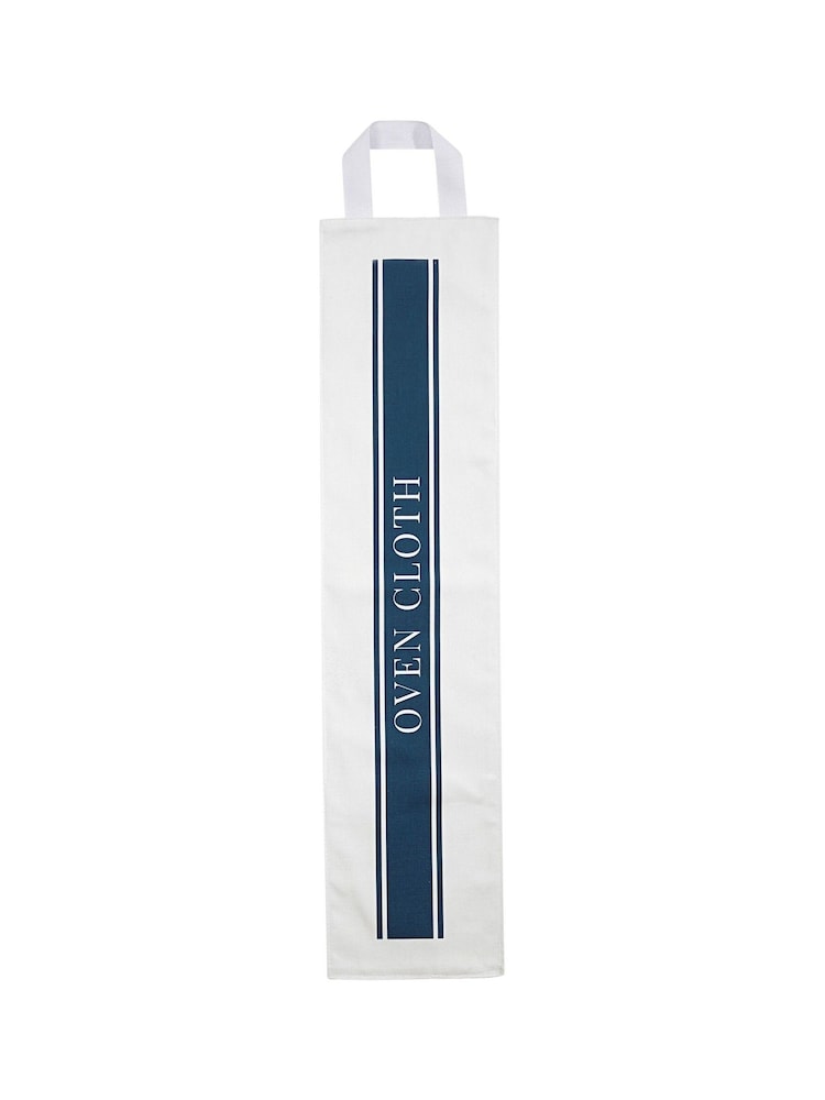 Ulster Weavers Blue Causeway Geo Oven 100% Cotton Cloth - Image 2 of 2