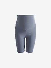 Blue Maternity Cycling Shorts - Image 7 of 8