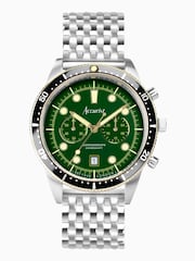 Accurist Dive Mens Silver Tone Stainless Steel Bracelet Chronograph Watch - Image 1 of 6