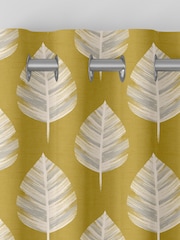 Yellow Finn Made To Measure 100% Cotton Curtains - Image 7 of 9