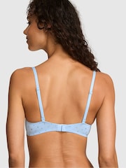Victoria's Secret Pink Periwinkle Blue Foil Stars Non Wired Push Up Bra - Image 2 of 2