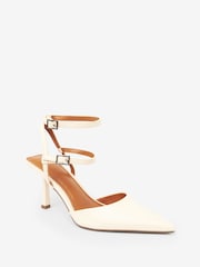 Bone Cream Forever Comfort® Point Toe Mary Jane Heel Shoes - Image 3 of 5