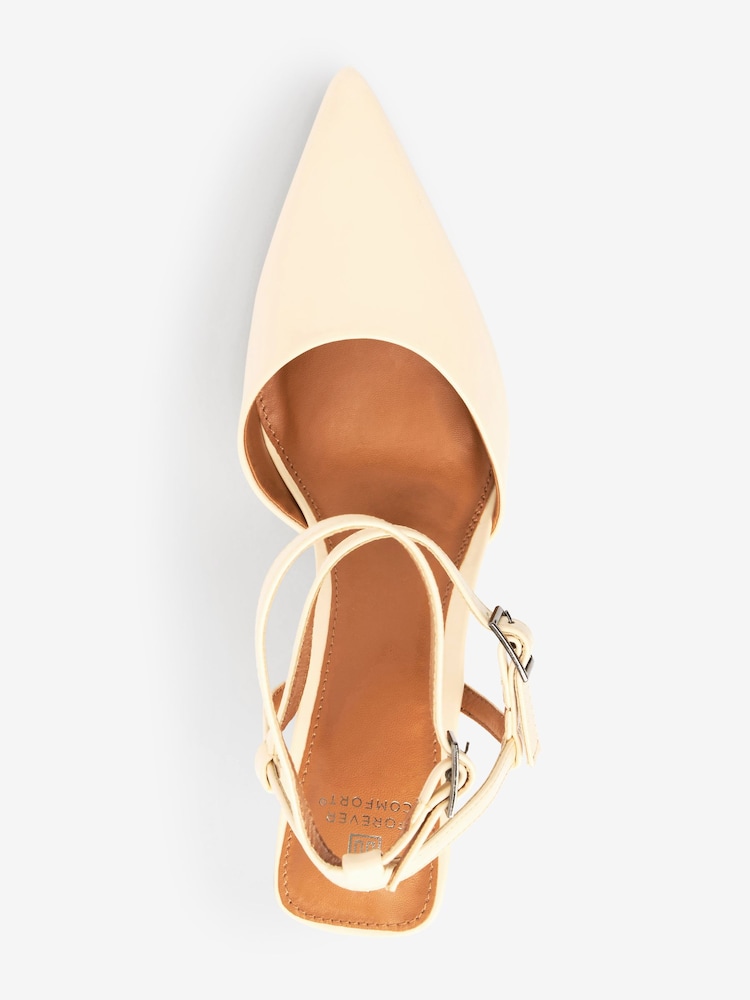 Knochenbeige - Forever Comfort® Mary-Jane-Pumps mit spitzer Zehenpartie - Bild 5 von 5 Knochenbeige - Forever Comfort® Mary-Jane-Pumps mit spitzer Zehenpartie - Bild 5 von 5