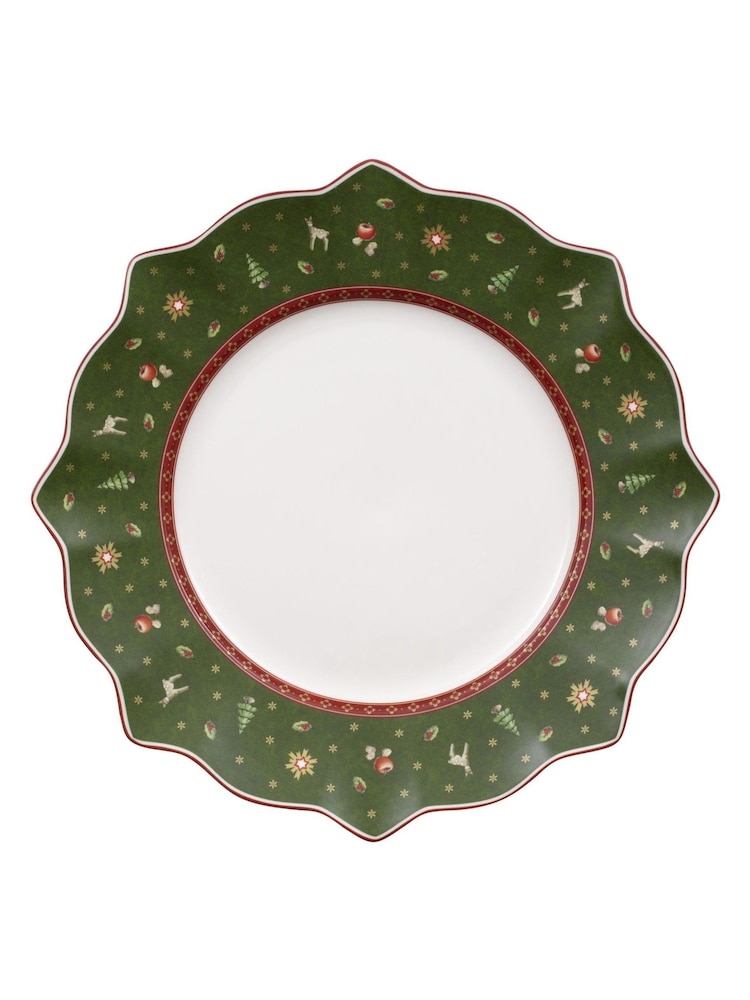 Villeroy and Boch Red Toys Delight Christmas Dinner Plate - Image 1 of 2