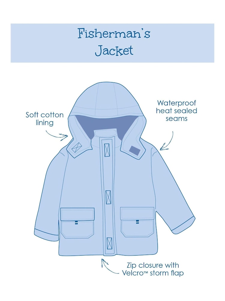 Chaqueta impermeable con diseño de zorro de JoJo Maman Bébé - Imagen 7 de 7