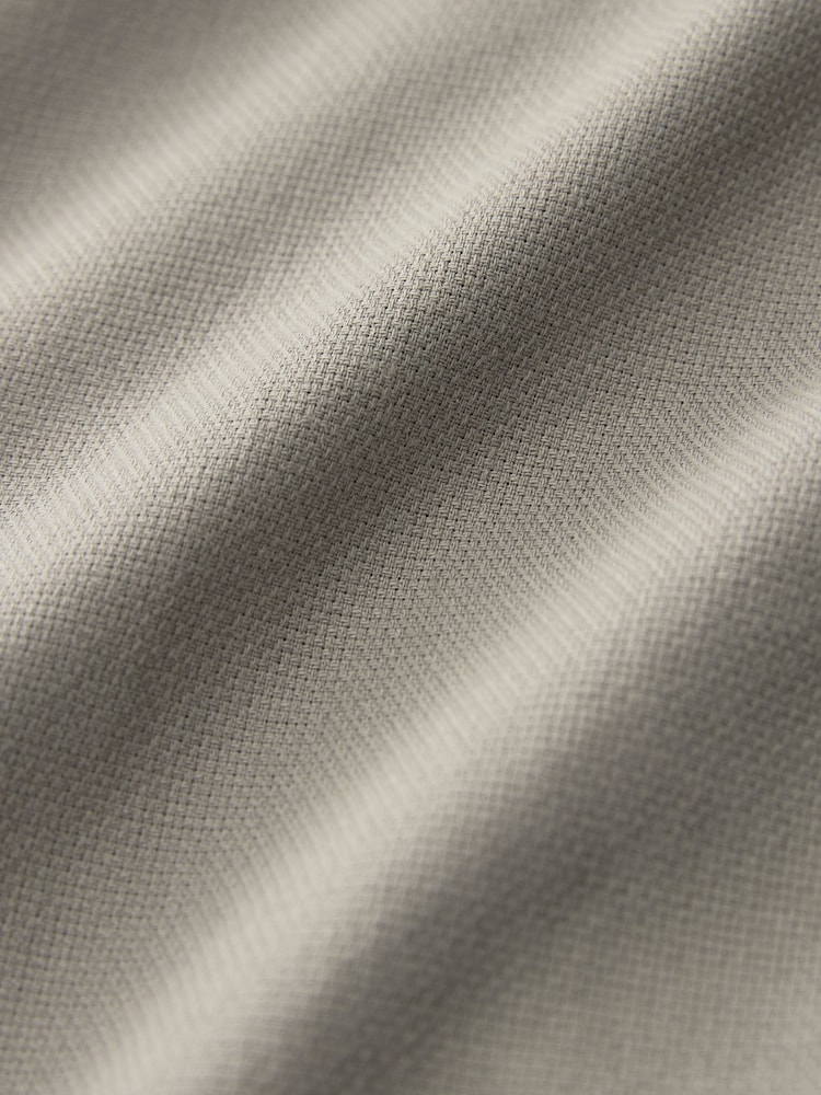 Grey Soft Touch Long Sleeve 100% Cotton Oxford Shirt - Image 7 of 7 Grey Soft Touch Long Sleeve 100% Cotton Oxford Shirt - Image 7 of 7