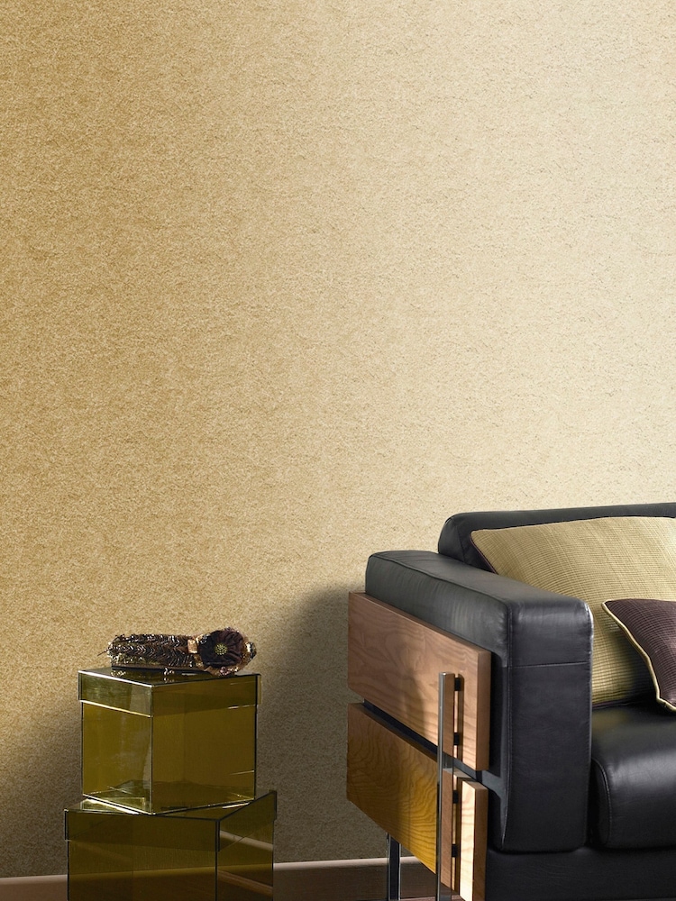 Graham & Brown Gold Tranquil 10M Wallpaper - Image 1 of 3