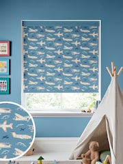 Cath Kidston Blue Kids In The Sky Made To Measure Roller Blind - Image 1 of 6