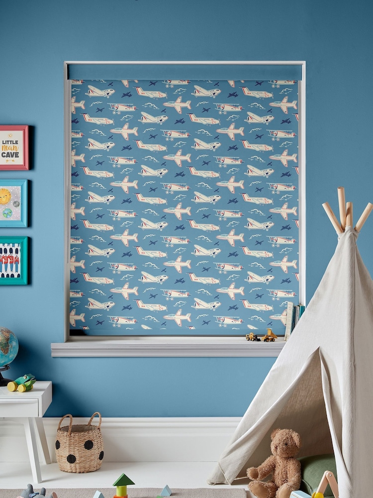 Cath Kidston Blue Kids In The Sky Made To Measure Roller Blind - Image 2 of 6