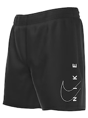 Черный - Nike Swim 4 Volley Shorts - Изображение 1 из 3