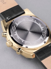 Accurist Origin Mens Black Leather Strap Chronograph Watch - Image 4 of 6
