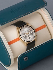 Accurist Origin Mens Black Leather Strap Chronograph Watch - Image 5 of 6