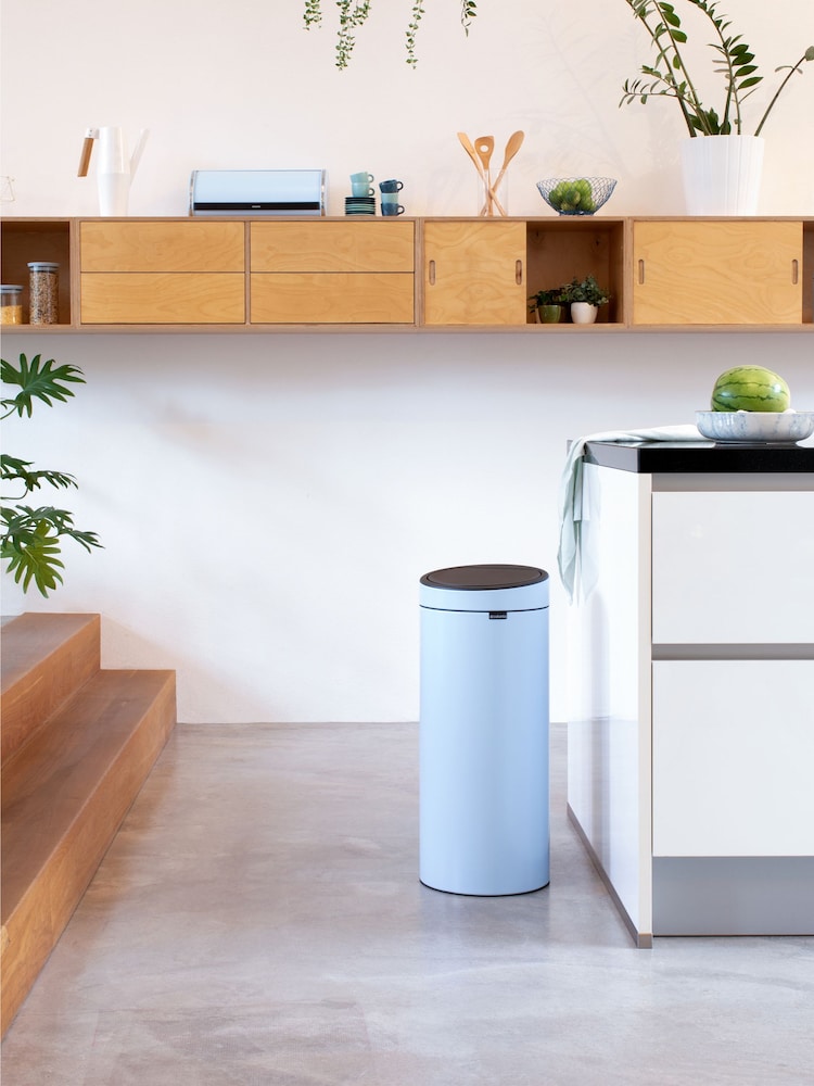 Brabantia Blue New 30L Touch Bin - Image 1 of 4