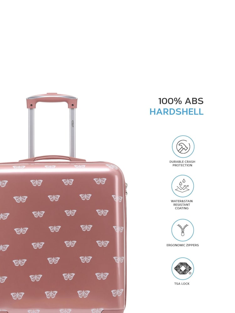 Flight Knight Large Hardcase Printed Lightweight Check In Suitcase With 4 Wheels - Image 7 of 7