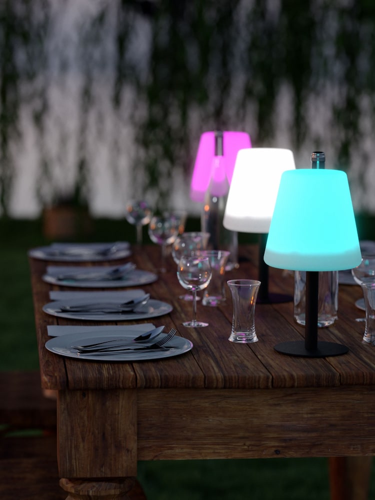 SolarCentre White Shimmer Table Light - Image 2 of 4