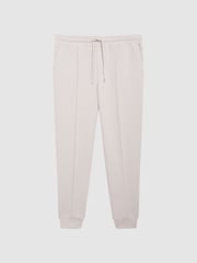 Reiss Off White Noah Interlock Drawstring Motif Joggers - Image 2 of 6