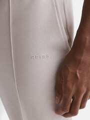 Reiss Off White Noah Interlock Drawstring Motif Joggers - Image 4 of 6