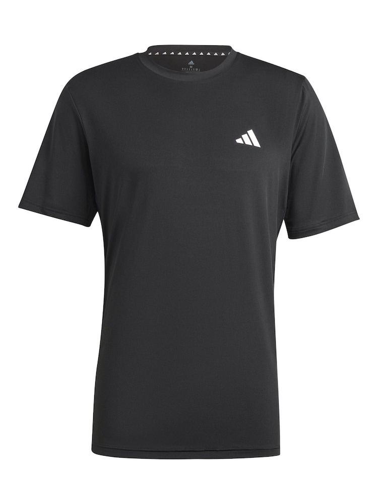 adidas Black Train Essentials Stretch Training T-Shirt - Image 5 of 5 adidas Black Train Essentials Stretch Training T-Shirt - Image 5 of 5
