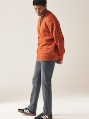 Charcoal Grey Bootcut Classic Stretch Jeans - Image 4 of 10