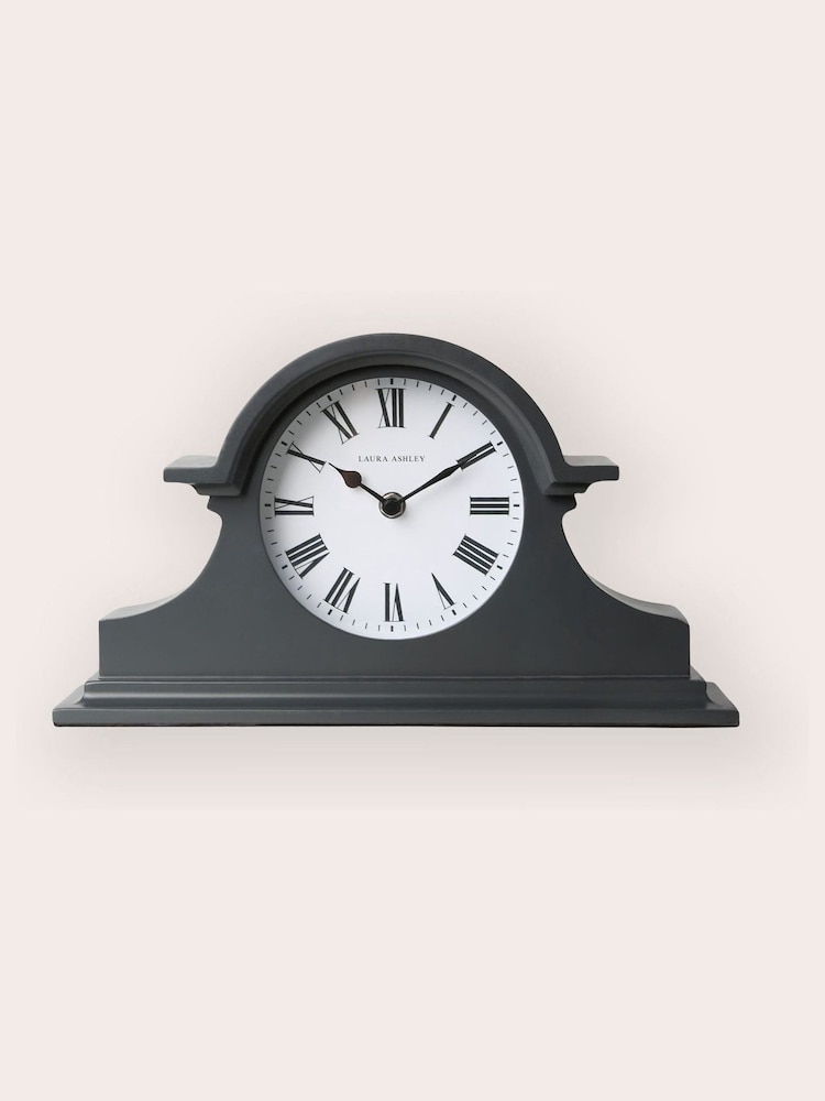 Laura Ashley Grey Edith Mantel Clock - Image 2 of 5