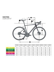 Decathlon Womens Red Van Rysel EDR Carbon Disc 105 Size M Road Bike - Image 10 of 10