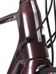 Decathlon Womens Red Van Rysel EDR Carbon Disc 105 Size M Road Bike - Image 3 of 10