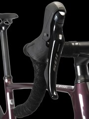 Decathlon Womens Red Van Rysel EDR Carbon Disc 105 Size M Road Bike - Image 8 of 10