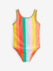 Multi Blanket Stitch Swimsuit (3-16yrs) - Image 3 of 4