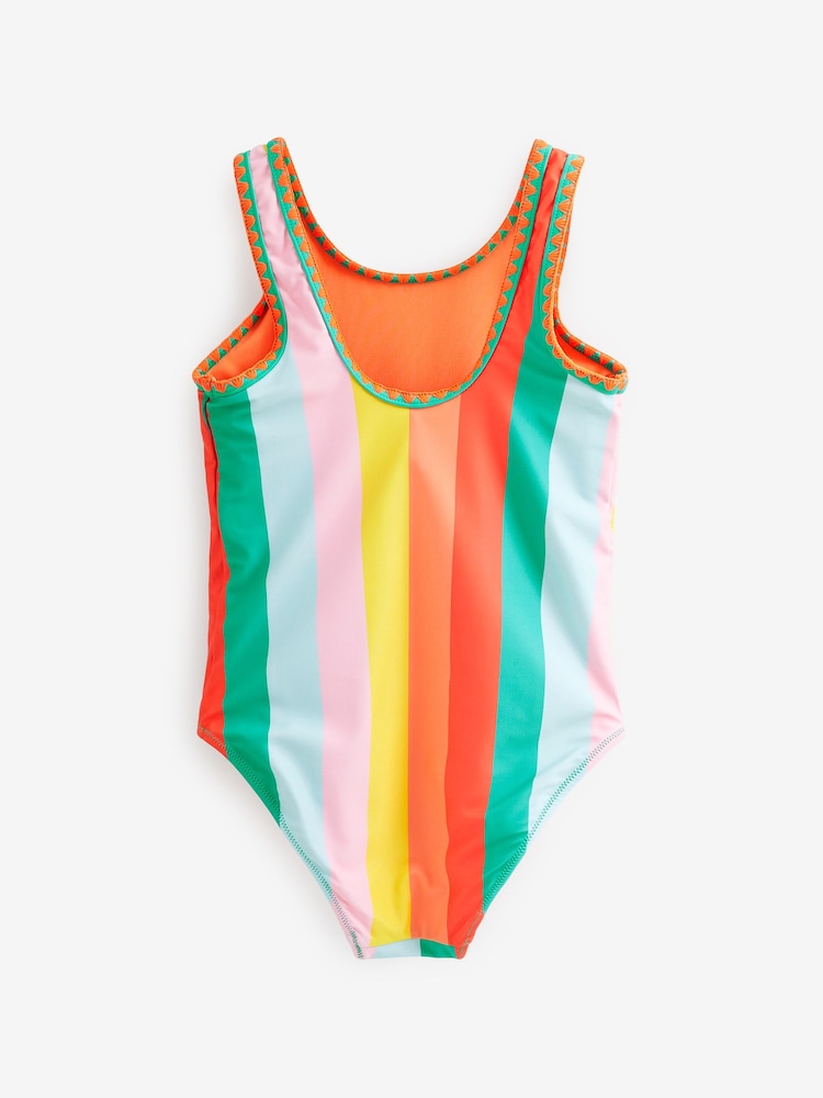Multi Blanket Stitch Swimsuit (3-16yrs) - Image 4 of 4