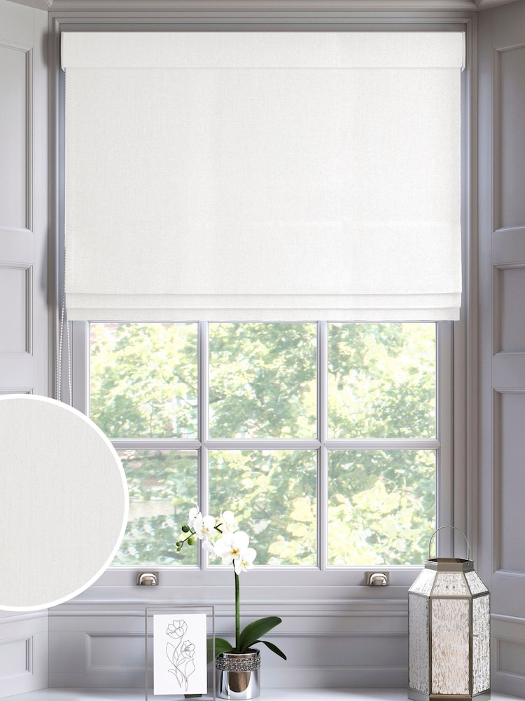 Cream Glittery Made To Measure Roman Blind - Image 1 of 6