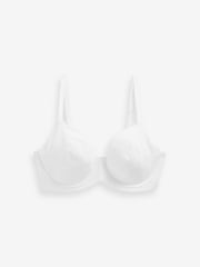 Black/White/Nude Non Pad Balcony DD+ Cotton Blend Bras 3 Pack - Image 8 of 9