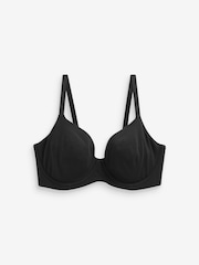 Black/White/Nude Non Pad Balcony DD+ Cotton Blend Bras 3 Pack - Image 9 of 9