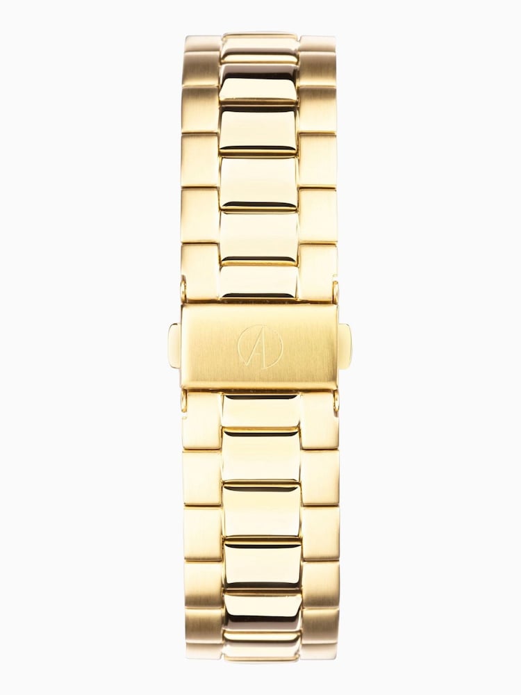 Accurist Everyday Mens Gold Plated Stainless Steel Bracelet Analogue Watch - Image 2 of 6