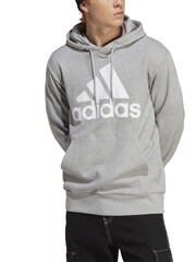 adidas Grey Sportswear Essentials French Terry Big Logo Hoodie - Image 3 of 8