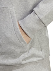 adidas Grey Sportswear Essentials French Terry Big Logo Hoodie - Image 7 of 8